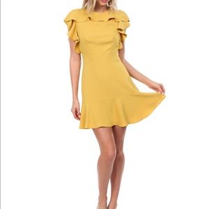 NWT Amanda Uprichard Emery Ruffle Dress
